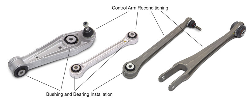 Control arm services for Porsche 996 and 997