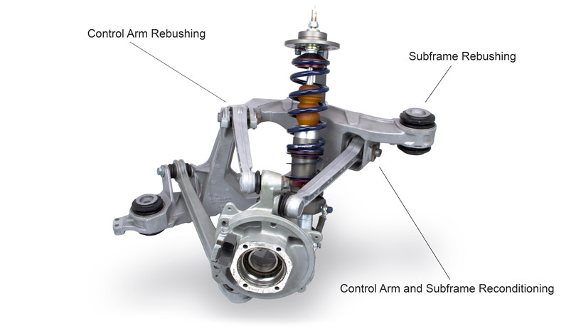 Rear suspension arm services for Porsche 993