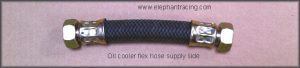 Oil flex hose to cooler supply side - OEM type