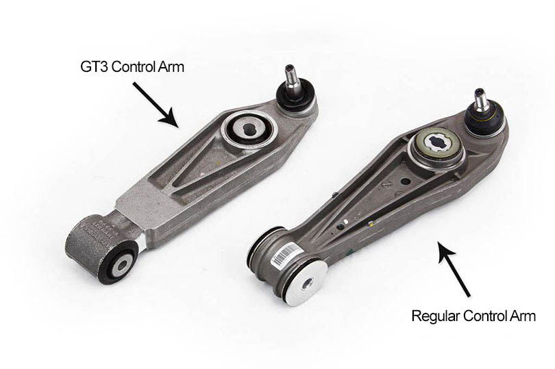 porsche-997-GT3-control-arm-comparison