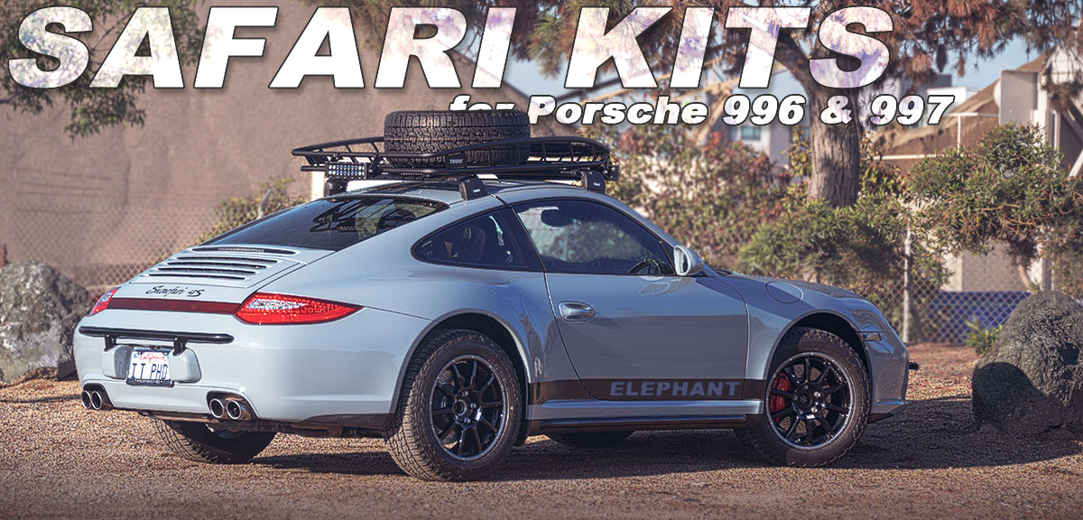 Elephant Racing • Safari Packages for Porsche 996, 997: For Porsche 996, 997